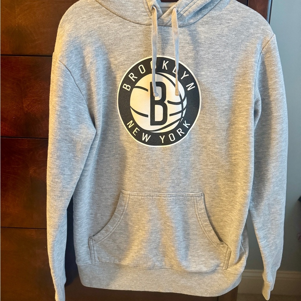 Gray Brooklyn Nets New York Hoodie